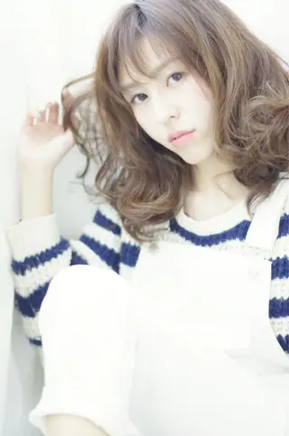 ミディアム カラー 💎髪質改善💎 デザイナーshinのヘアスタイル