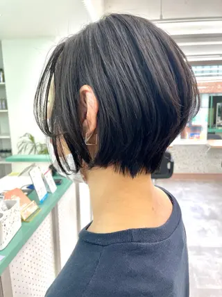 ショート 💚透明感カラー💚 ♻️本間♻️のヘアスタイル