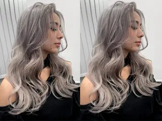 セミロング ブリーチ/エクステ LOWRL【ロウル】のヘアスタイル