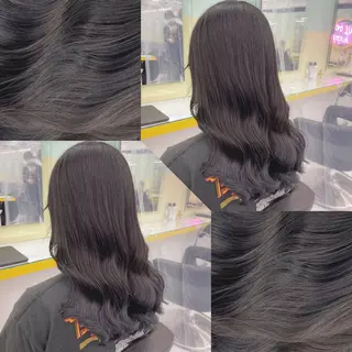 ロング カラー 🟦ニュアンス/メン ズパーマ横浜🟦のヘアスタイル