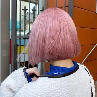 ミディアム カラー 鈴木直之/ハイトーン /ボブ/美髪矯正のヘアスタイル