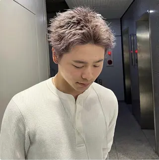 ショート カラー パーマ メンズ 🔥メンズ 特化🔥菊水皐暉🔥のヘアスタイル