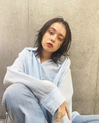 ミディアム カラー ヘアアレンジ 髪質改善/縮毛/新宿 🫧SUZUKA🫧のヘアスタイル