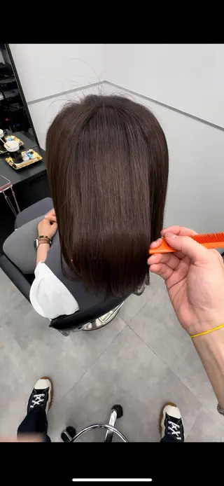 ミディアム 髪質改善 /ツヤ髪/植竹偉吹のヘアスタイル