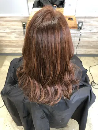 セミロング カラー 佐藤 宏紀のヘアスタイル