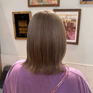 ミディアム カラー 🍀ブリーチ/艶カラ ー🍀 コイケのヘアスタイル