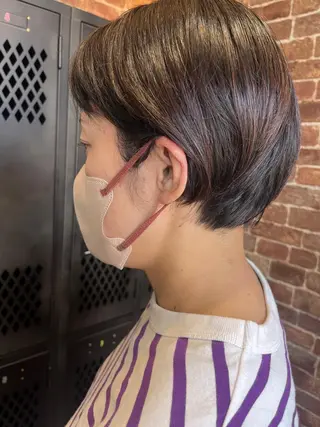 ショート カラー パーマ ヘアアレンジ メンズ キッズ ネイル マツエク・マツパ アイブロウ times salon名駅所属・久木原 ゆりのヘアスタイル