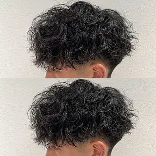 メンズ 白髪ぼかし/白髪 メッシュ/ゆうとのヘアスタイル