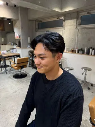 メンズ La Bonheur hair parfait所属・谷本虎太郎 レイヤー🌈ボブのヘアスタイル