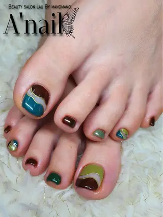 ネイル ﾗｳﾊﾞｲﾏﾉﾏﾉ✧ ARISSA🦋💜のネイルデザイン