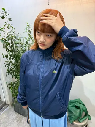 ミディアム カラー パーマ/透明感カラー /ボブ/吉田一生のヘアスタイル