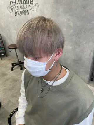 メンズ Cielro【 シェイロ 】所属・Cielro/ダブル カラー/西田咲希のヘアスタイル