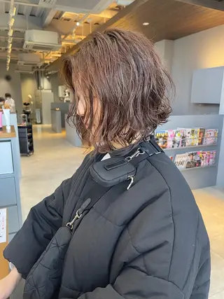 ショート パーマ 石原圭悟 /ショート/艶カラーのヘアスタイル