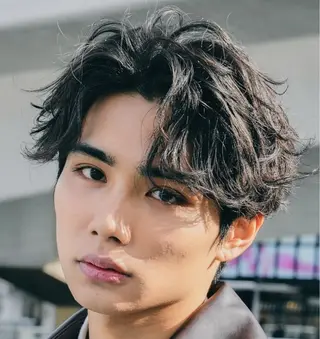 パーマ メンズ 仙台フェザーパーマ/ fifth/遠藤楓雅のヘアスタイル