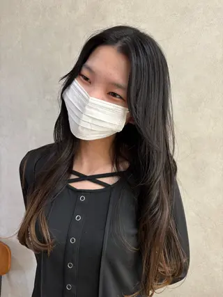 ロング カラー number＋所属・number＋ / 璃々花のヘアスタイル