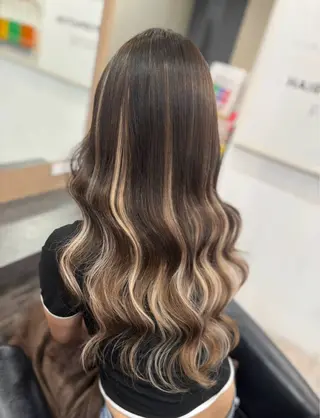 ロング カラー 横浜/エクステ特化× 艶カラー/あいかのヘアスタイル