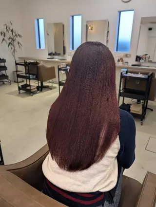 ロング ルプラボウ　小野寺 菜穂/豊橋/パーマのヘアスタイル