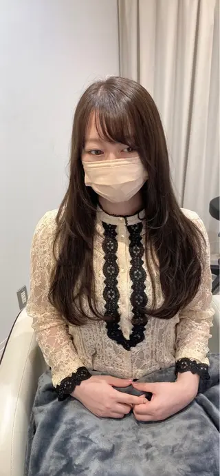 ロング 似合わせ艶髪カラー ❤️ハダユミのヘアスタイル