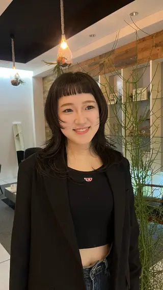 ロング カラー パーマ/メンズパーマ モデル募集/フウカのヘアスタイル