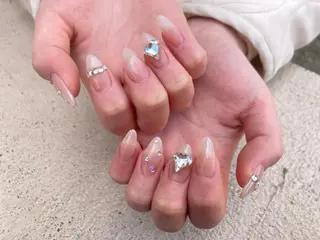 セミロング ネイル ✴︎ Delightのネイルデザイン