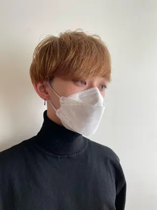 ショート カラー メンズ レイヤー／似合わせ TAKUYAのヘアスタイル