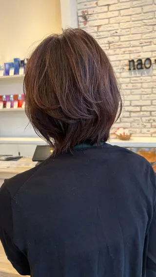 ミディアム [髪質改善] 北生駒 店長/古居聖理のヘアスタイル