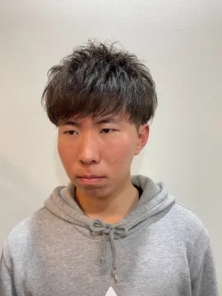 ショート 💈メンズパーマ 💈/小野田悠希のヘアスタイル