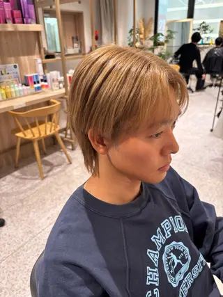 ショート カラー メンズ 暖色カラー/ パリジェンヌ💟みくのヘアスタイル