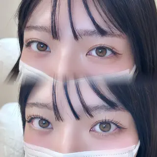 マツエク・マツパ 韓国束感まつげ ⌒ ͜ ⌒はーちゃんのマツエク・マツパデザイン