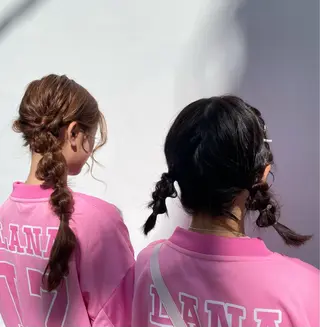 ヘアアレンジ 速水 ゆきののヘアスタイル