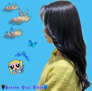 セミロング カラー 渋谷韓国ヘア🇰🇷 SAYAKA🩶ᩚのヘアスタイル