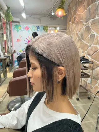 ミディアム エリアNo.1カラー ⭐️hikaru⭐️のヘアスタイル