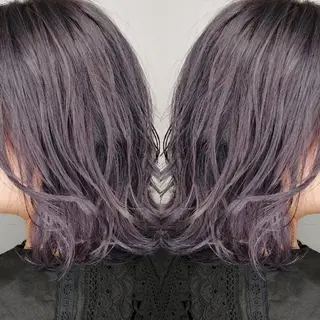 ミディアム カラー 竹内啓太 ボブのヘアスタイル