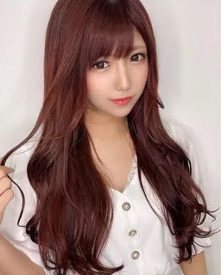 ロング カラー anB ハルカのヘアスタイル