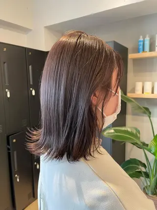ミディアム カラー SALOWIN下北沢所属・hazuki 🌝のヘアスタイル