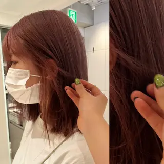 ミディアム カラー stylist ◎RUKI.のヘアスタイル