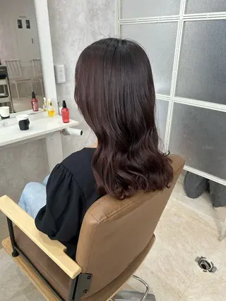 ミディアム カラー 💙まこと💙艶 カラー(Rico)のヘアスタイル