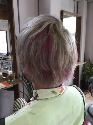 ショート ミディアム カラー メンズ 原宿サロン代表 デザインカラー伊藤卓のヘアスタイル