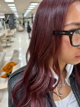 カラー 🎀暖色カラー/透明 感カラー/ひな🎀のヘアスタイル