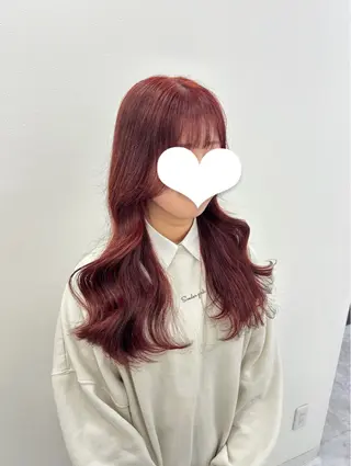 ロング カラー パーマ ヘアアレンジ メンズ キッズ ♥️韓国ヘア レイヤー♥️ゆりのヘアスタイル