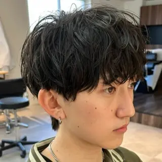 パーマ メンズ 男の理想を叶える🔥 メンズパーマ特化｜関のヘアスタイル