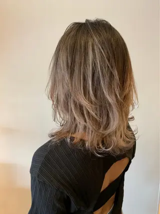 ミディアム カラー 韓国風・ブリーチなし ・あり後藤　一斗店長のヘアスタイル