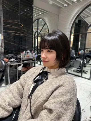 ショート カラー VALETTE omotesando所属・原宿ボブ・髪質改善 輝来のヘアスタイル