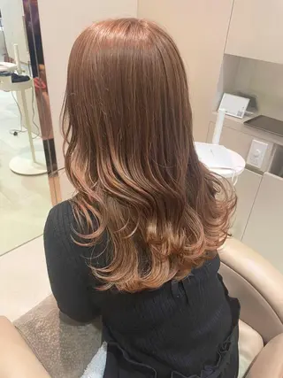 セミロング カラー MANAMI🪸 インナーカラーのヘアスタイル