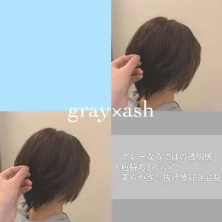 ショート カラー レイヤー/艶髪 🇰🇷Ryotaのヘアスタイル