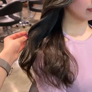 セミロング IS所属・横浜美容室/透明感 カラー/レイヤーのヘアスタイル