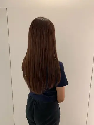 ロング 縮毛矯正 髪質改善　鈴木のヘアスタイル