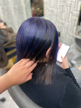 ミディアム 瀧下 唯のヘアスタイル