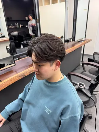 パーマ メンズ 柏メンズカットパーマ NO.1タイチのヘアスタイル
