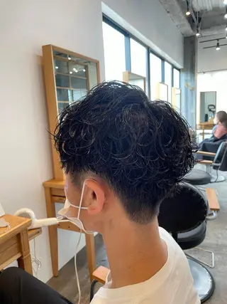 パーマ メンズ ALLEN hair 京橋店のヘアスタイル
